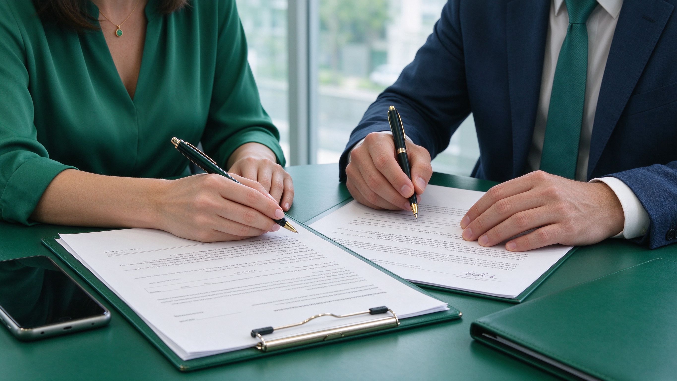 交易签约